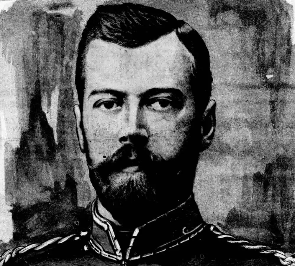 An image of Tsar Nicholas II, Russia's last royal ruler who abdicated the throne in 1917 during sociopolitical turmoil, via the Library of Congress, Washington DC