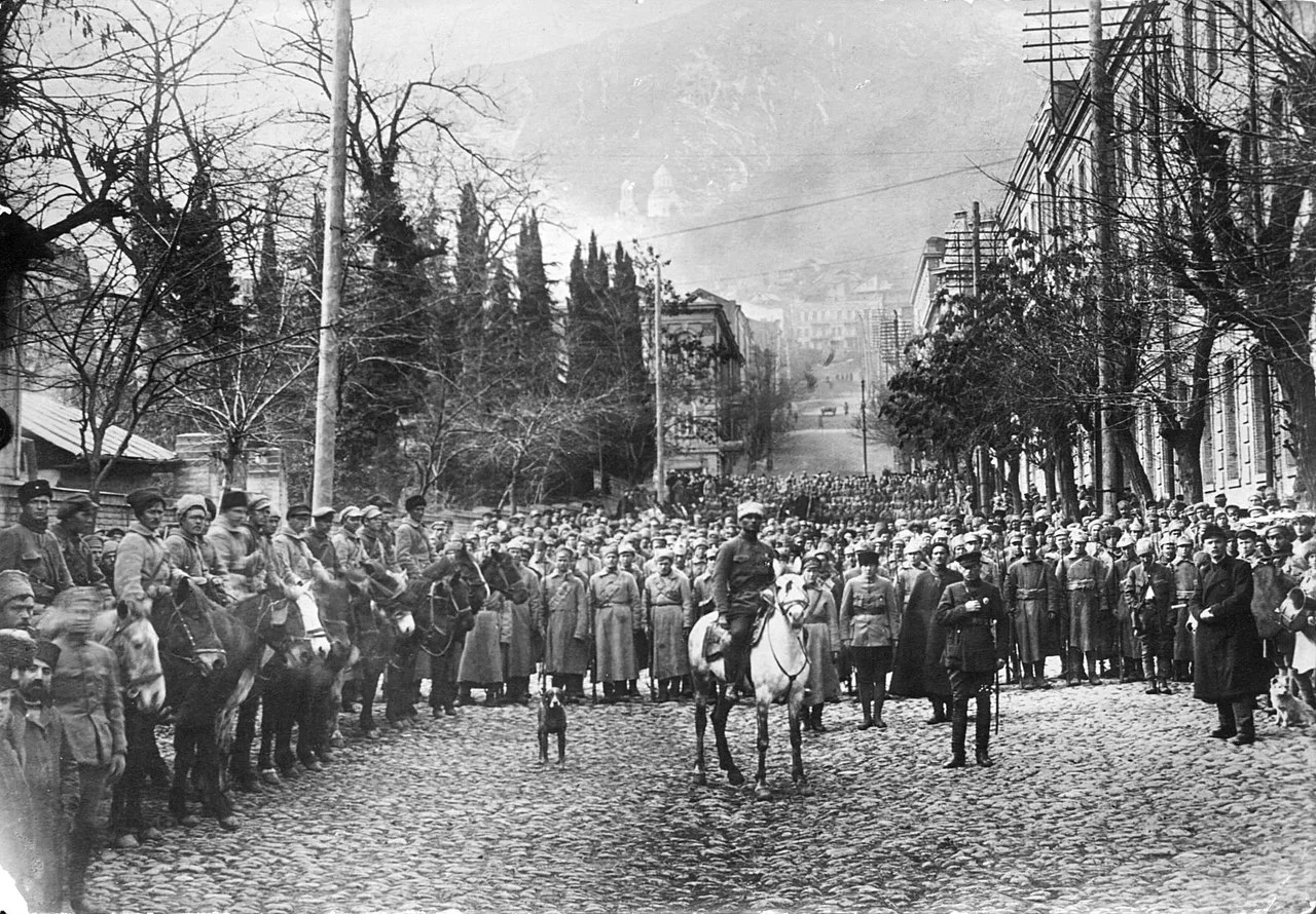 11th Army of the Red Army enters Tbilisi, Georgia, 1921 via Wikimedia Commons
